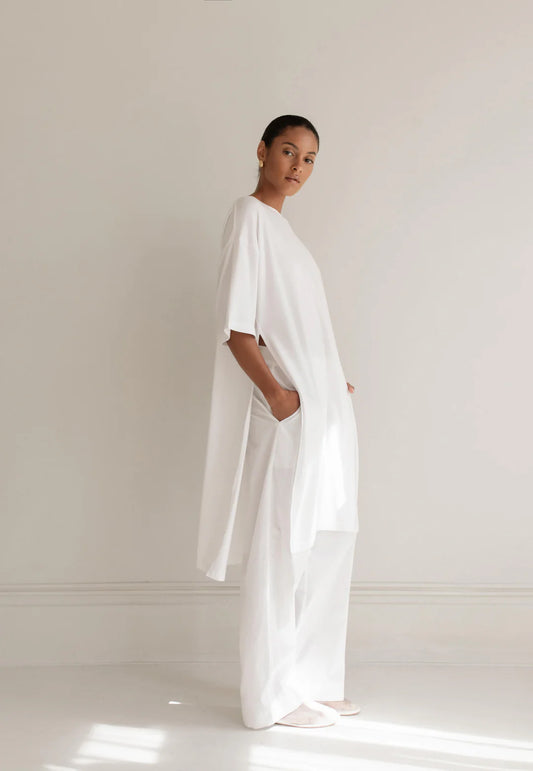 Ashley Ted Dress Paper Label in Navy