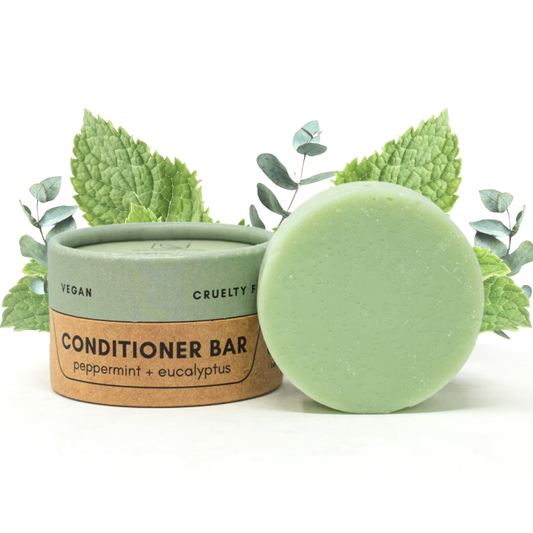 Conditioner Bar | Peppermint + Eucalyptus | Travel Container
