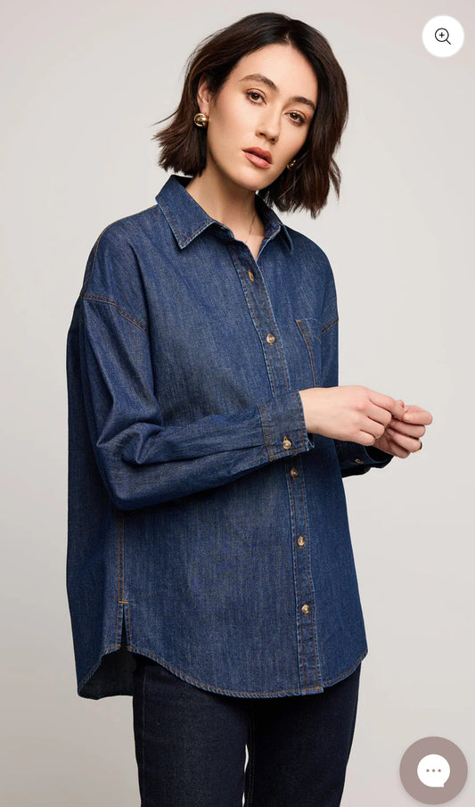 Whitney Denim Button Down Shirt