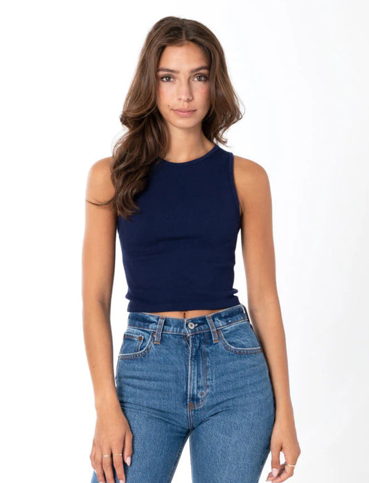 Bamboo Ribbed Tank one size Cest Moi