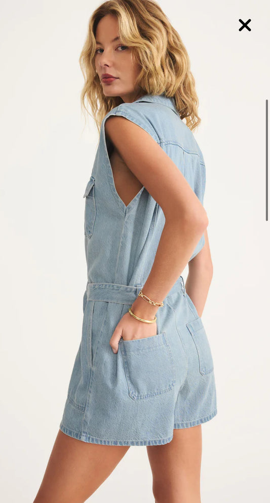 Dash Twill Romper