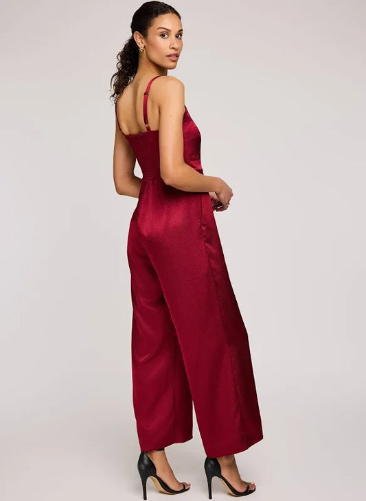 Irina Jumpsuit Crimson Red