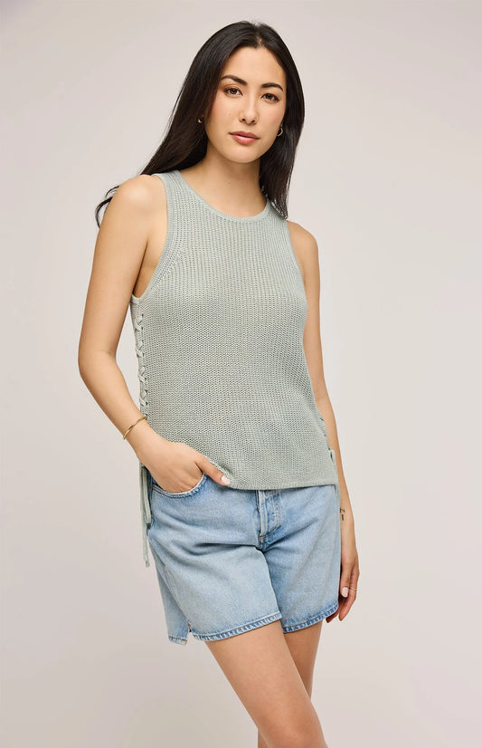 Emery Knit Sleeveless Top Gentle Fawn