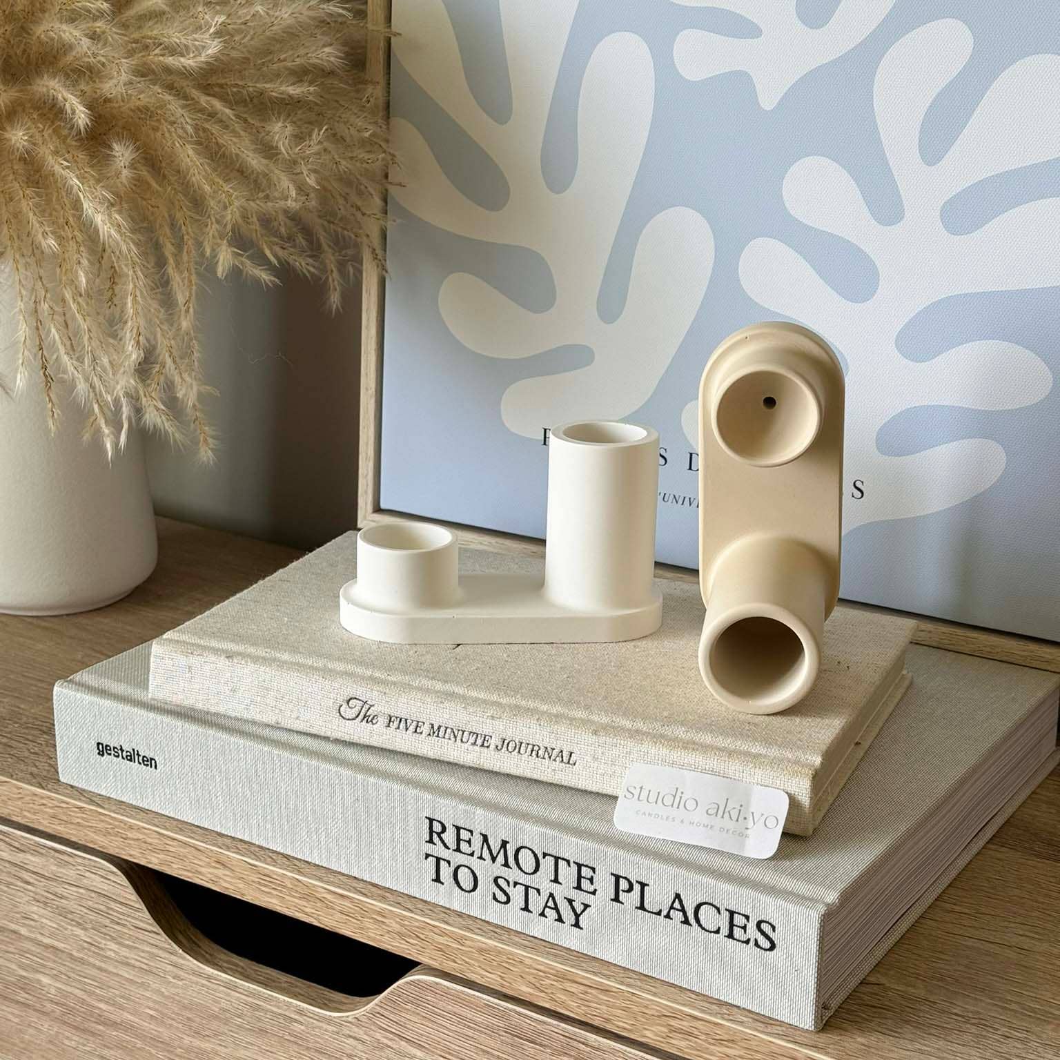 Round Incense Stick Holder Set | Minimalist Incense Burner