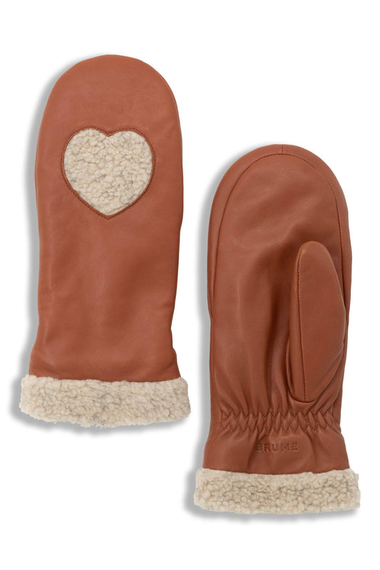 CONTRECOEUR LEATHER MITTENS - Women