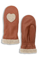 CONTRECOEUR LEATHER MITTENS - Women