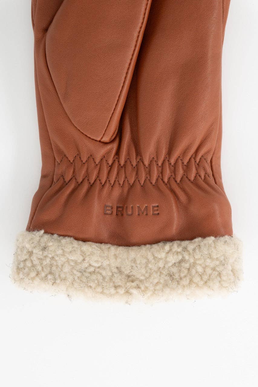 CONTRECOEUR LEATHER MITTENS - Women