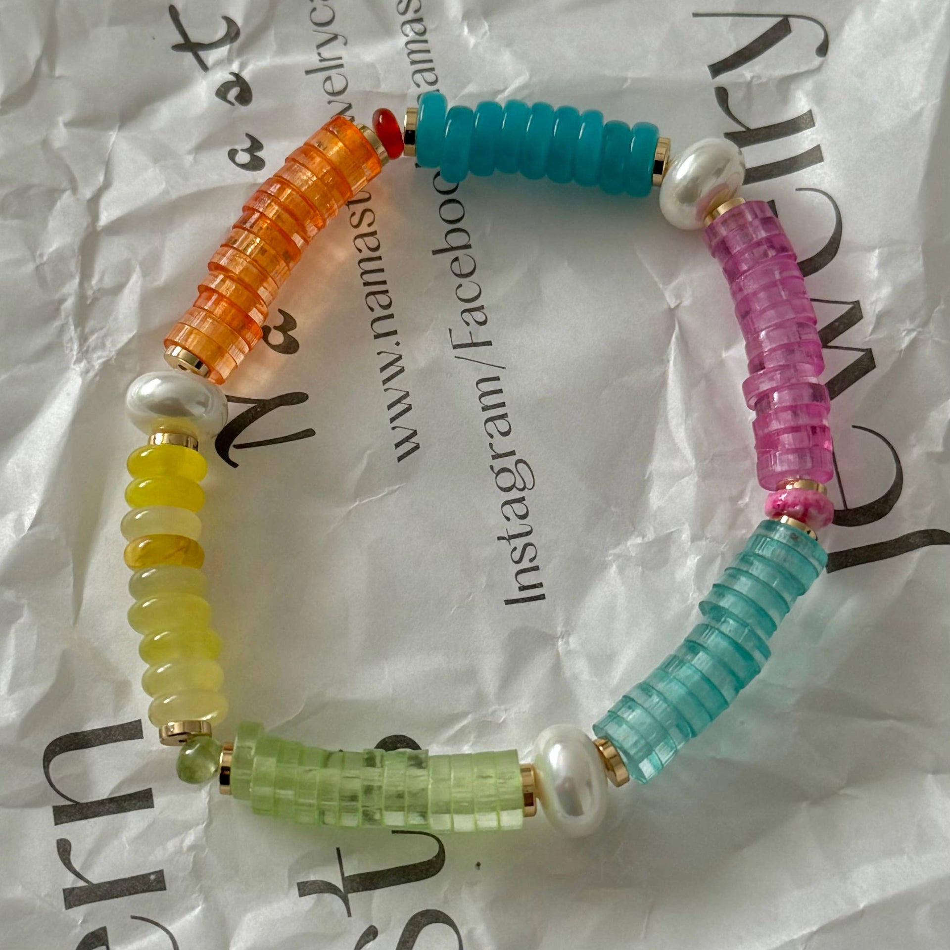 Dania Bracelet pink