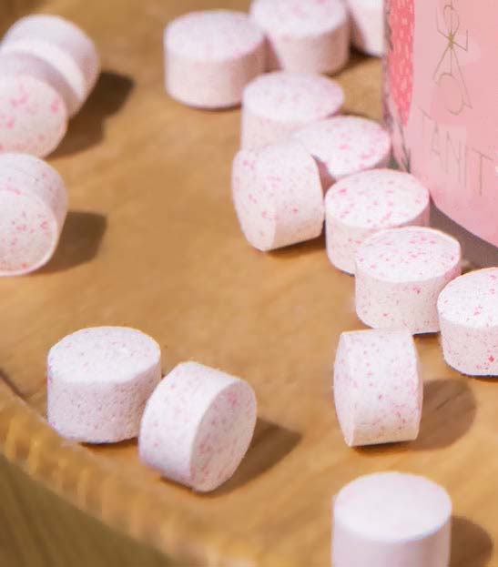 Strawberry Toothpaste Tablets - Compostable refill - 62 tabs