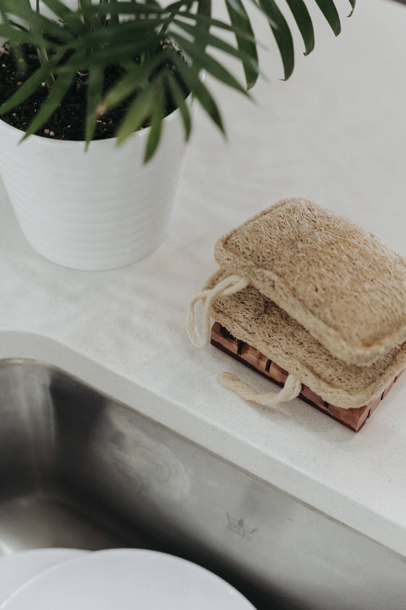 3 Pack Natural Loofah Sponge | Doubled Layered | Plant-Based