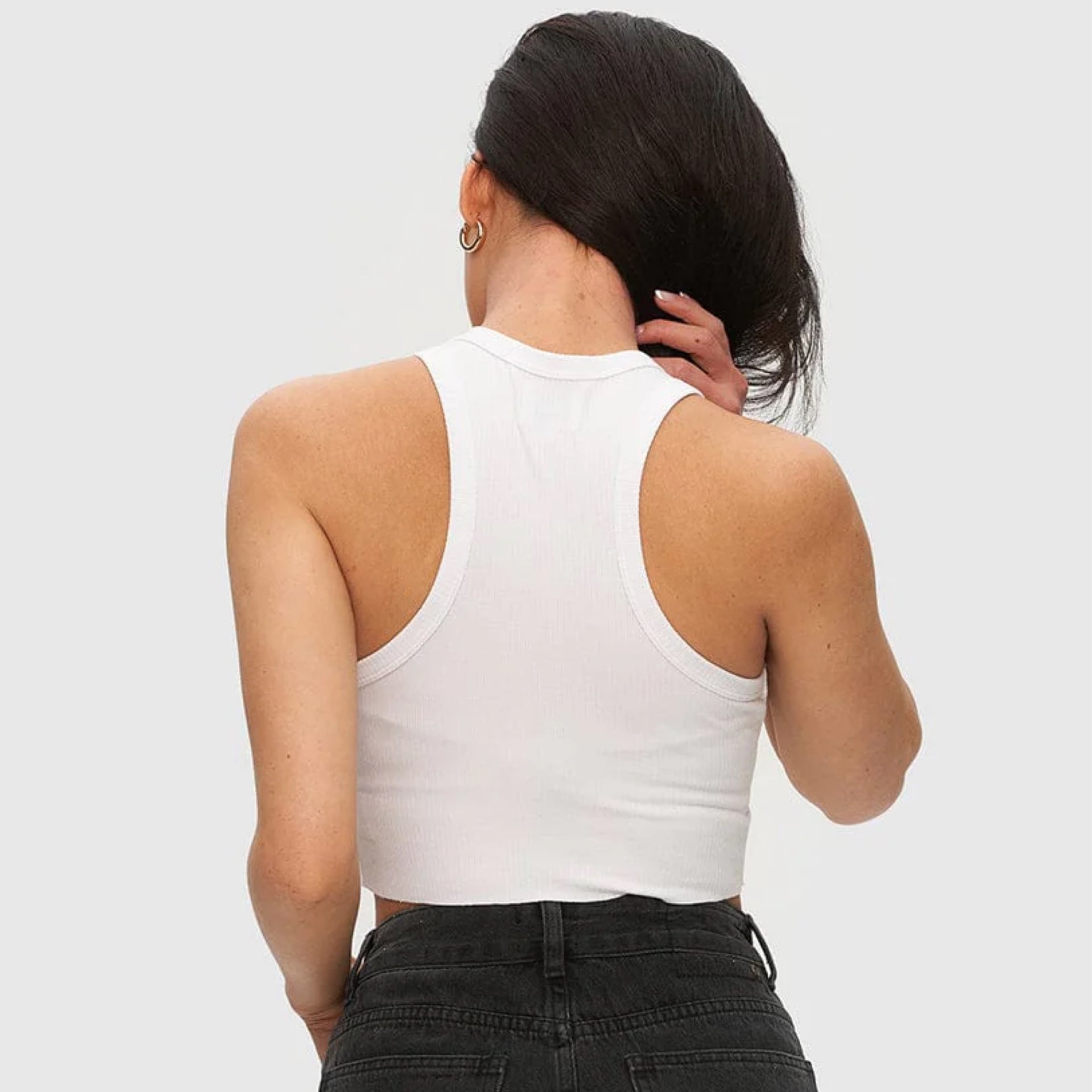 Kuwalla Racer Tank - White
