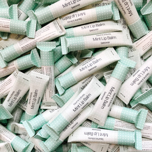 Mint Lip Balm in Compostable Tube
