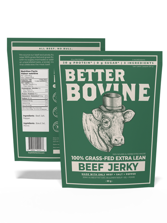 100% Grassfed Extra Lean Beef Jerky