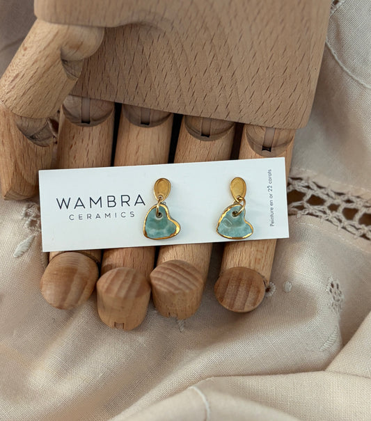 Wambra Ceramic Earrings Handmade