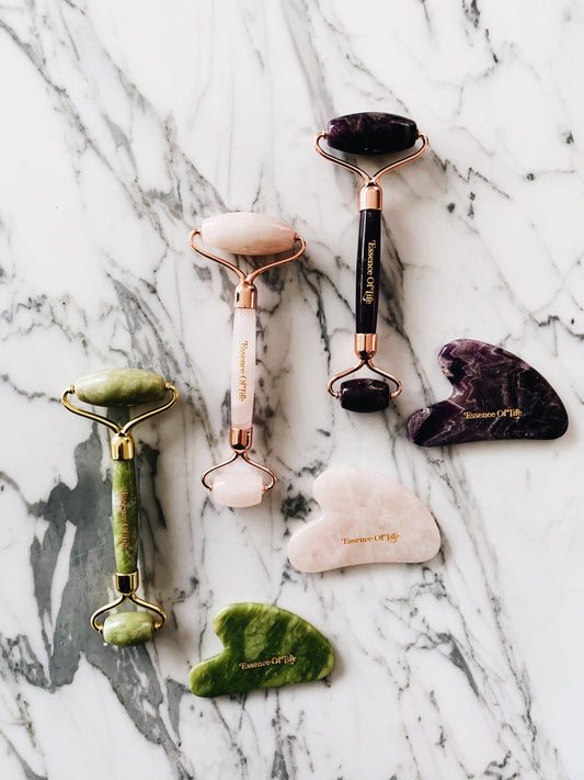 Facial Roller Tool, 100% Authentic Jade