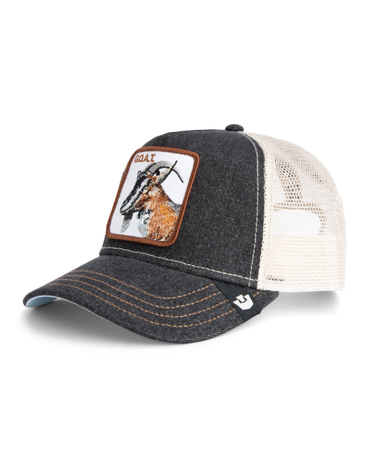 The GOAT trucker hat by Goorin