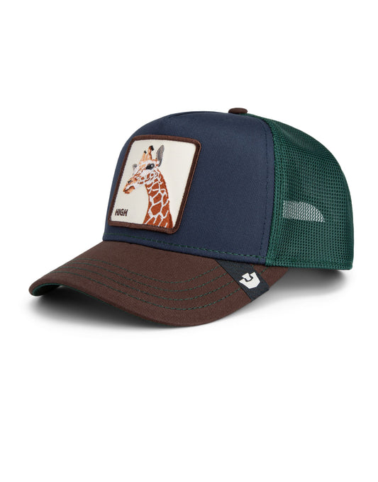 Tricolor Giraffe (HIGH) Trucker Hat by Goorin
