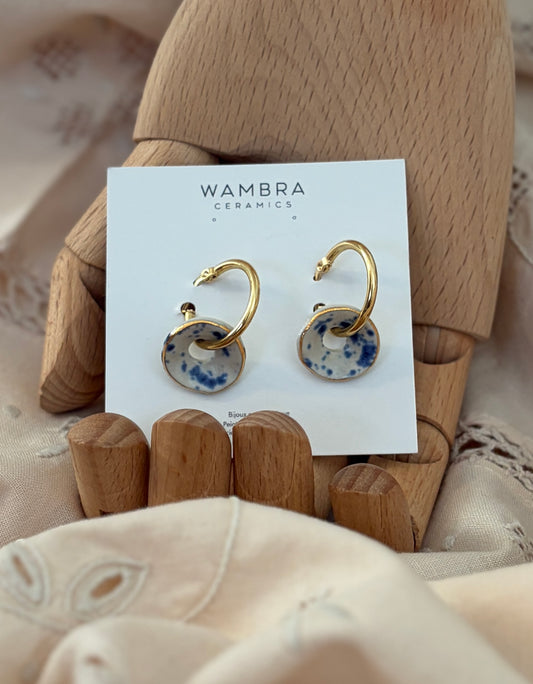 Wambra Ceramic Earrings Handmade