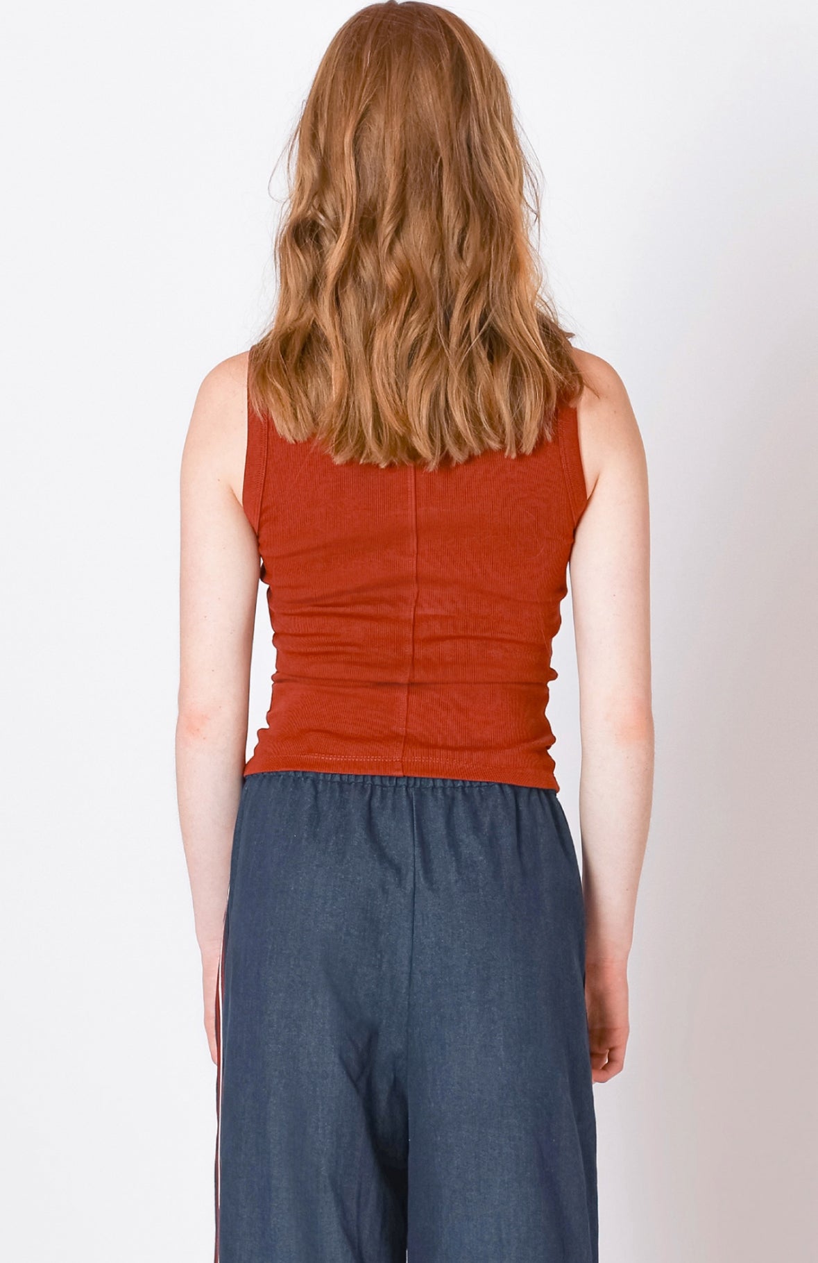 Ribbed Tank | Burnt Orange