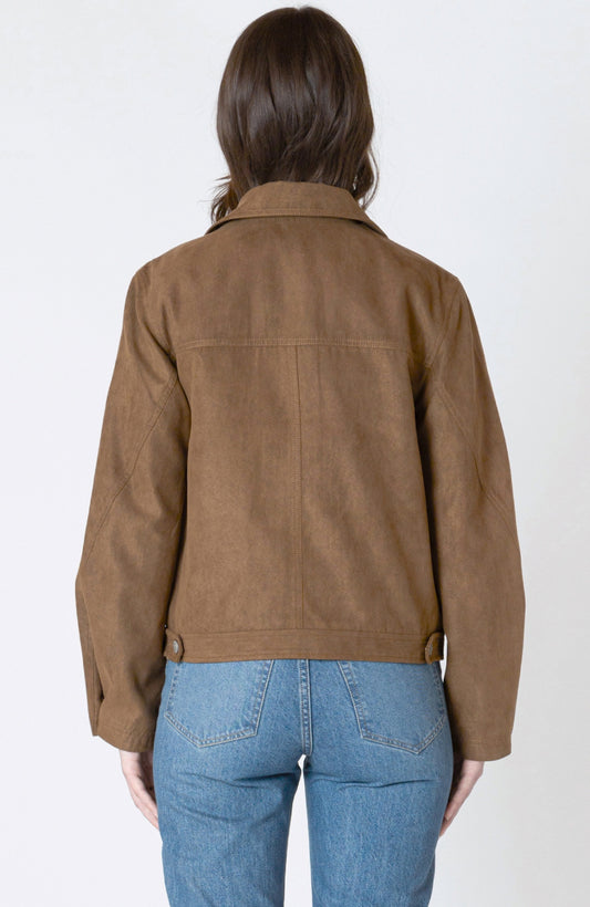FAUX SUEDE JACKET