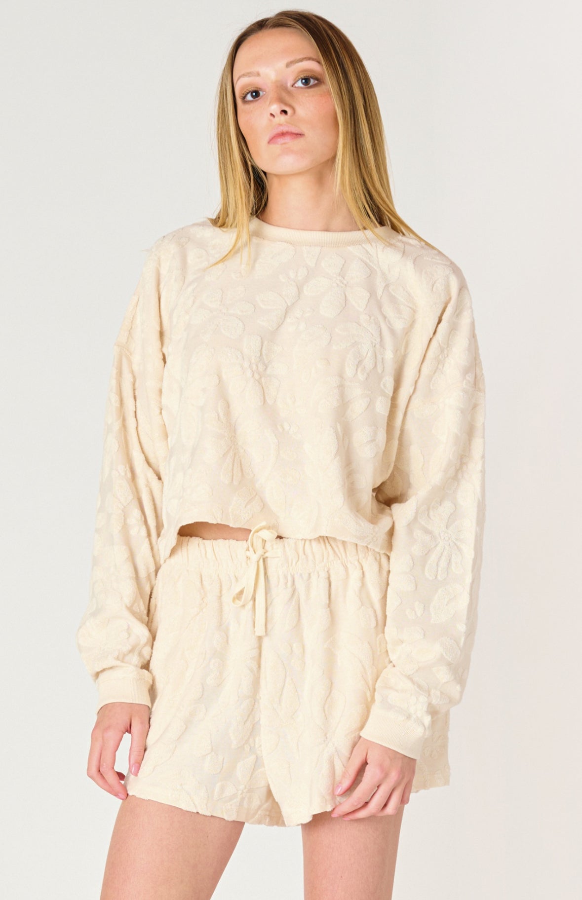 PATTERNED LOUNGE TOP