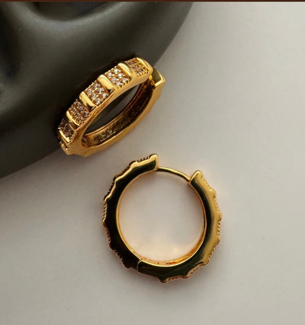 Fiza Hoops- Gold