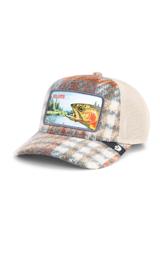 Nice Catch trucker hat by Goorin