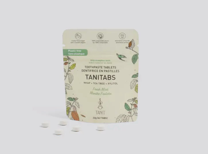 Toothpaste Tablets Fresh Mint - Compostable Refill - 62 Tabs