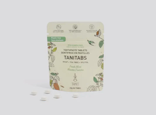 Toothpaste Tablets Fresh Mint - Compostable Refill - 62 Tabs