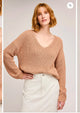 Spencer vNeck Sweater | Tan
