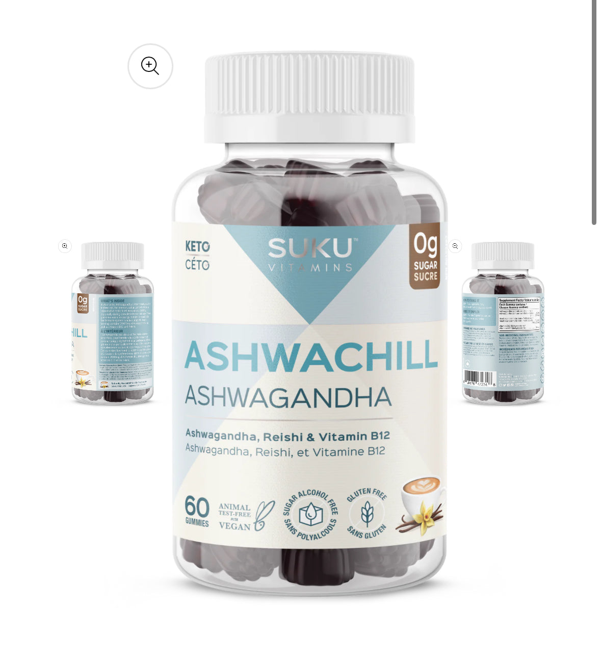 ASHWACHILL
Ashwagandha, Reishi & Vitamin B12