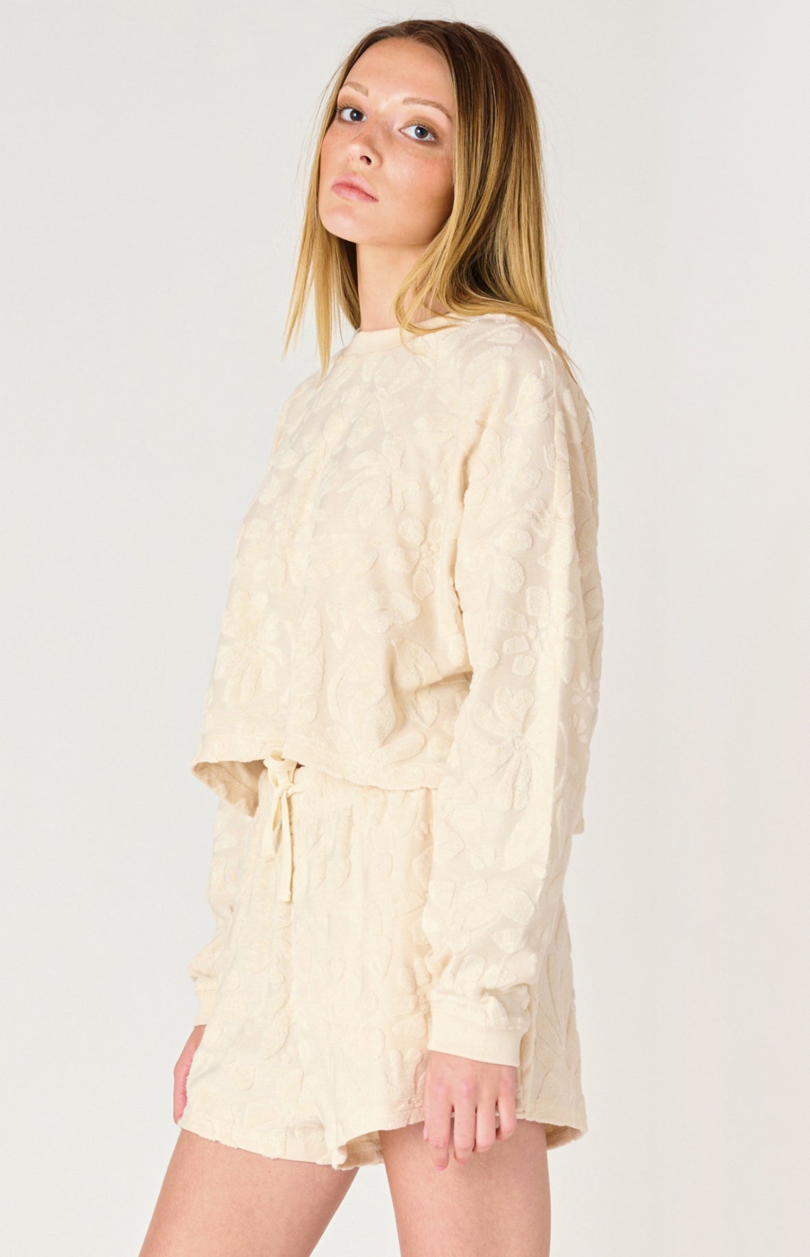 PATTERNED LOUNGE TOP