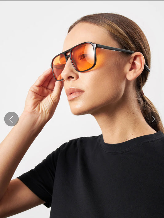 Lai Orange Sunglasses