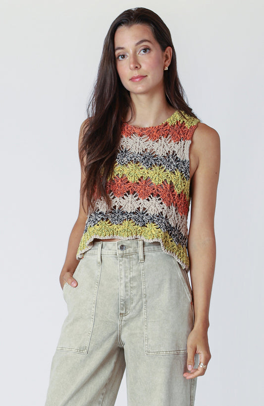 OPEN STITCH KNIT TOP