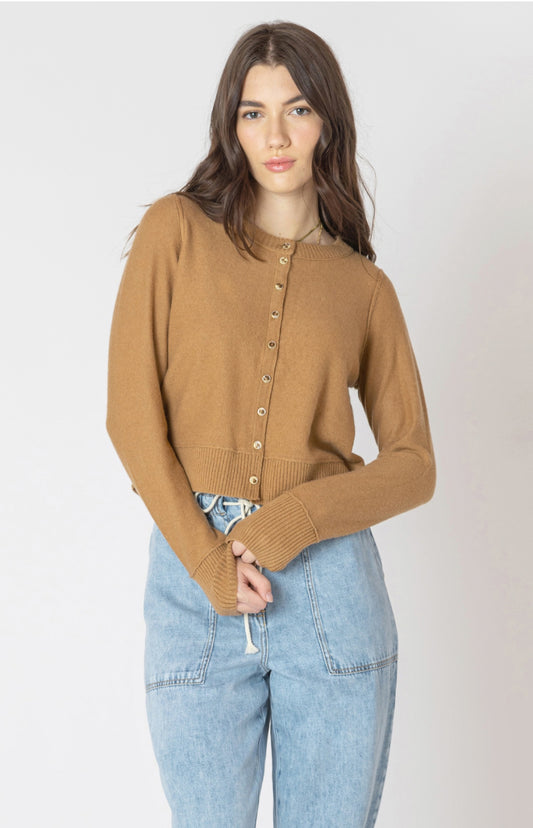 Easy Crewneck Cardigan