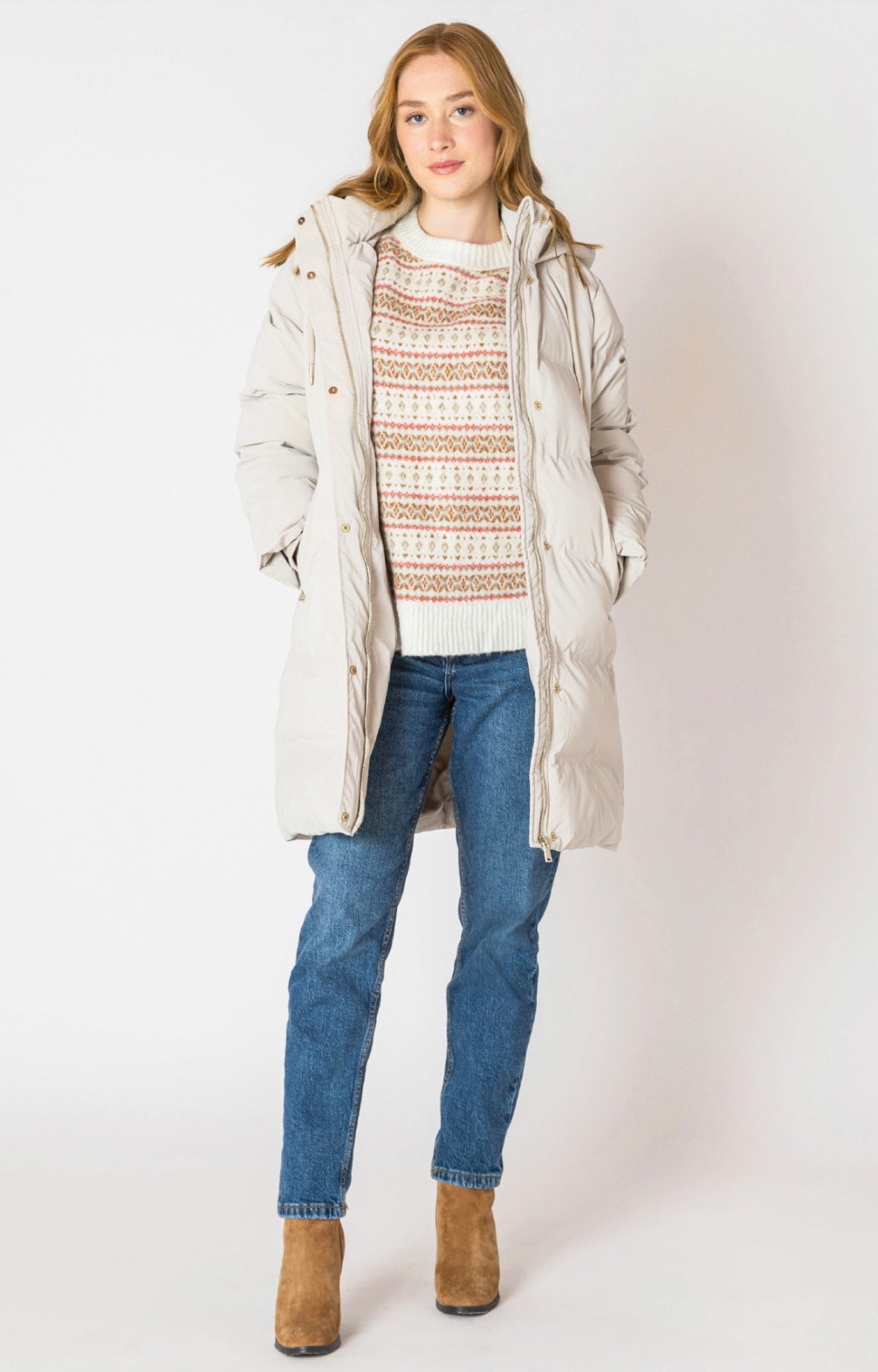 Hooded Puffer Coat | Birch