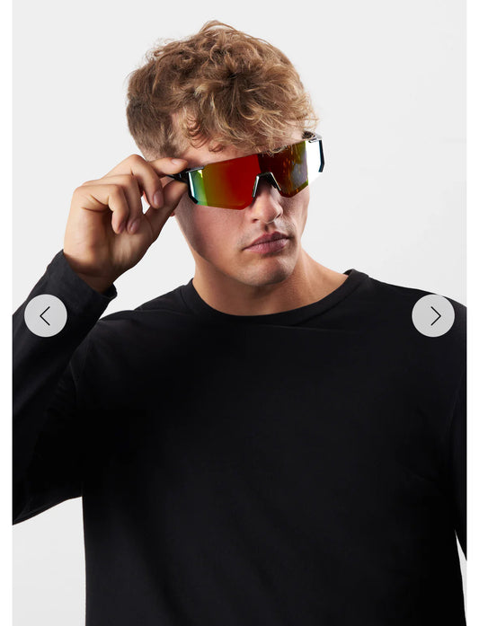Grosso Black & Red Sunglasses