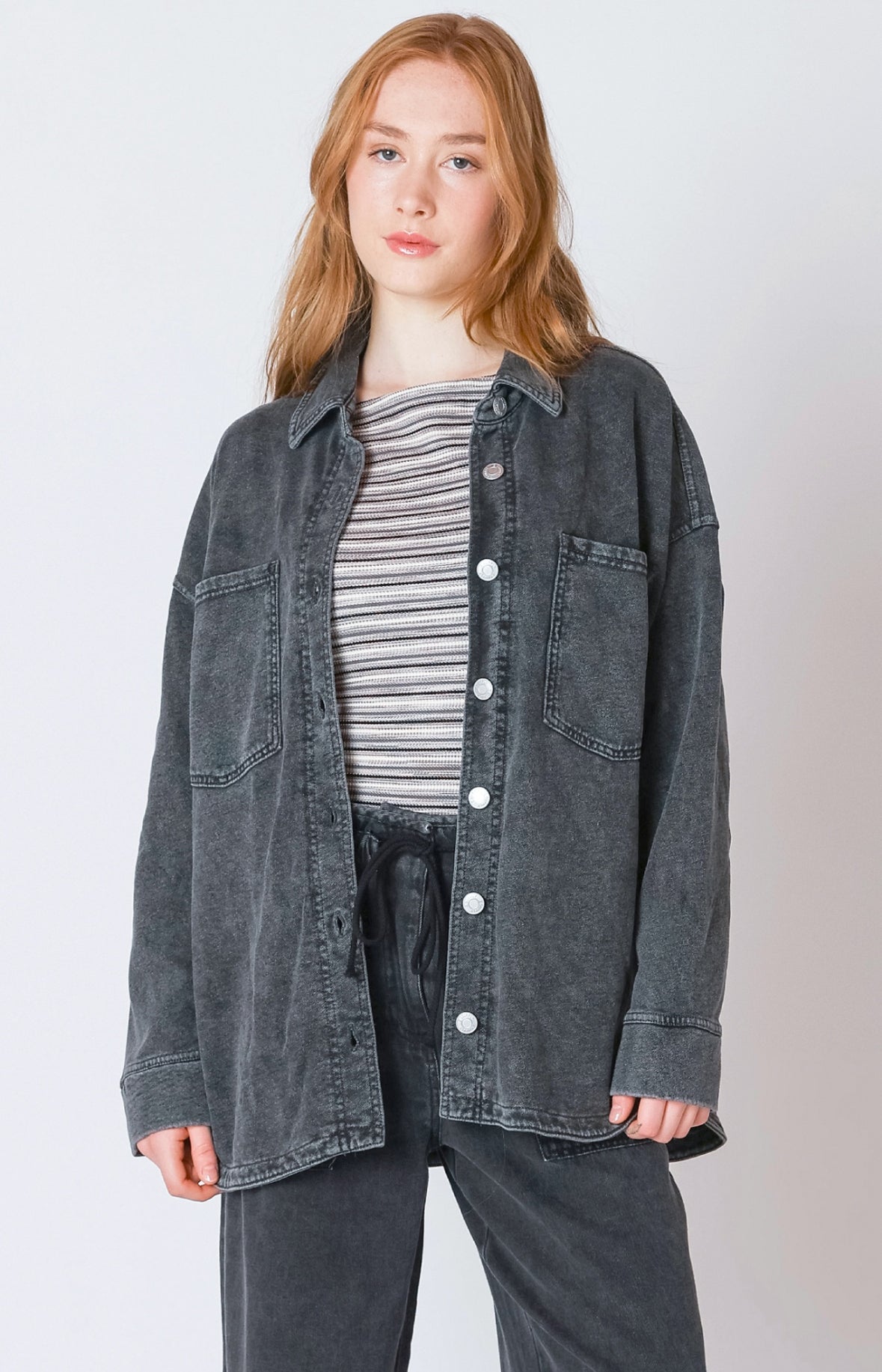 KNIT DENIM JACKET by Dex