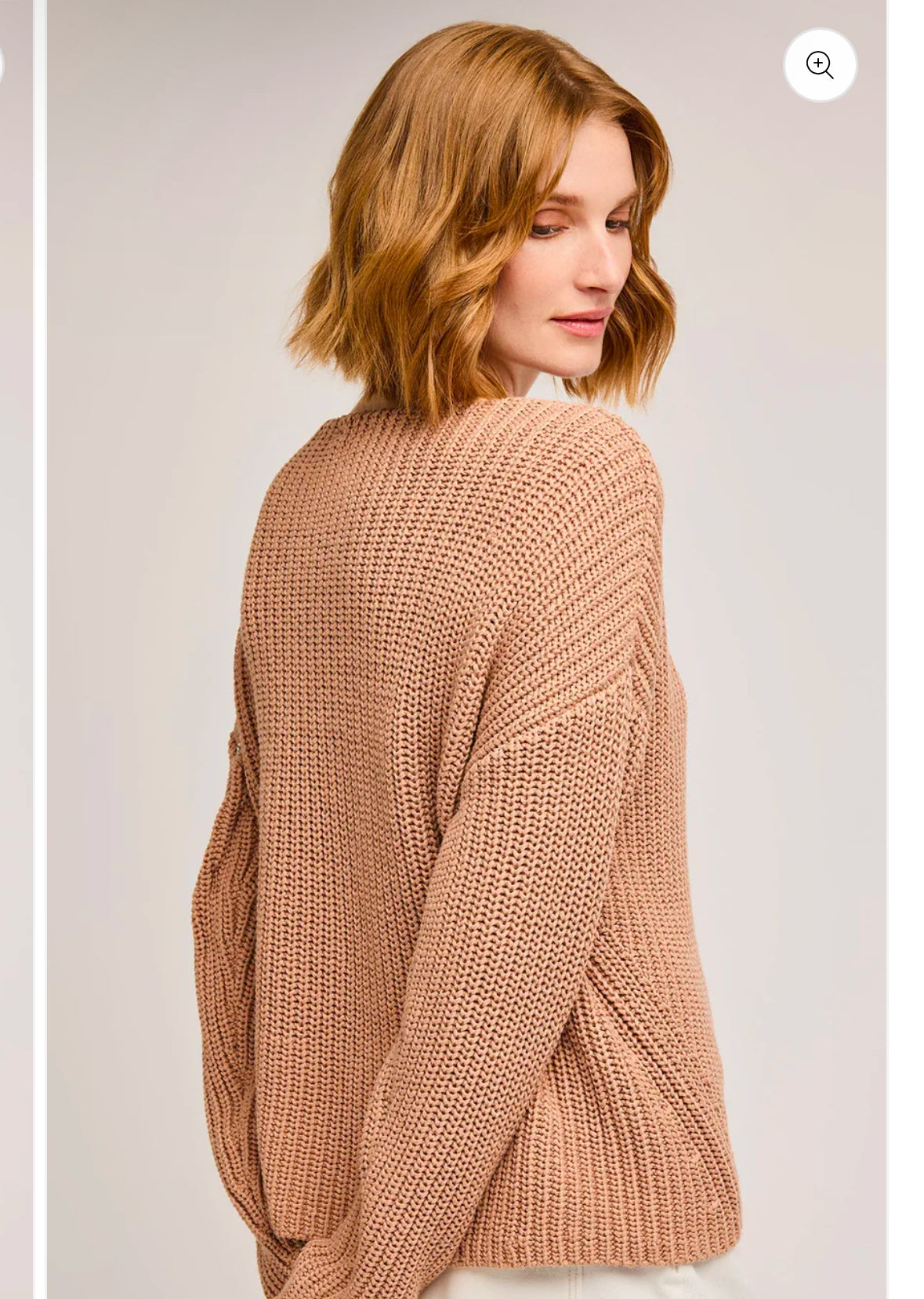 Spencer vNeck Sweater | Tan