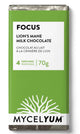FOCUS
Lion’s Mane Milk Chocolate Bars
