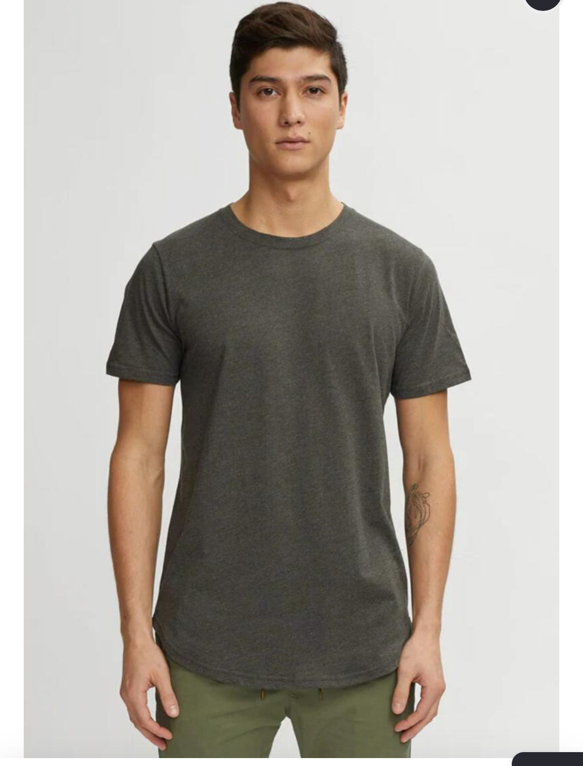 Easy Scoop Tee Dark Olive
