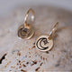 Celestial Moon Hoop Earrings