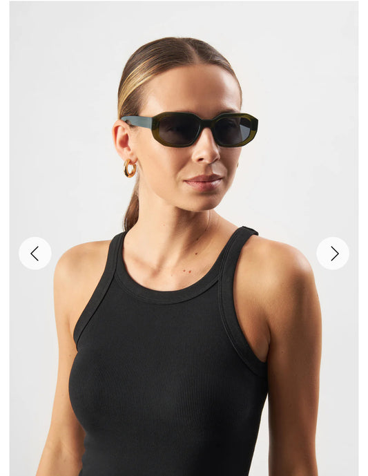 Moretti Olive Green Sunglasses