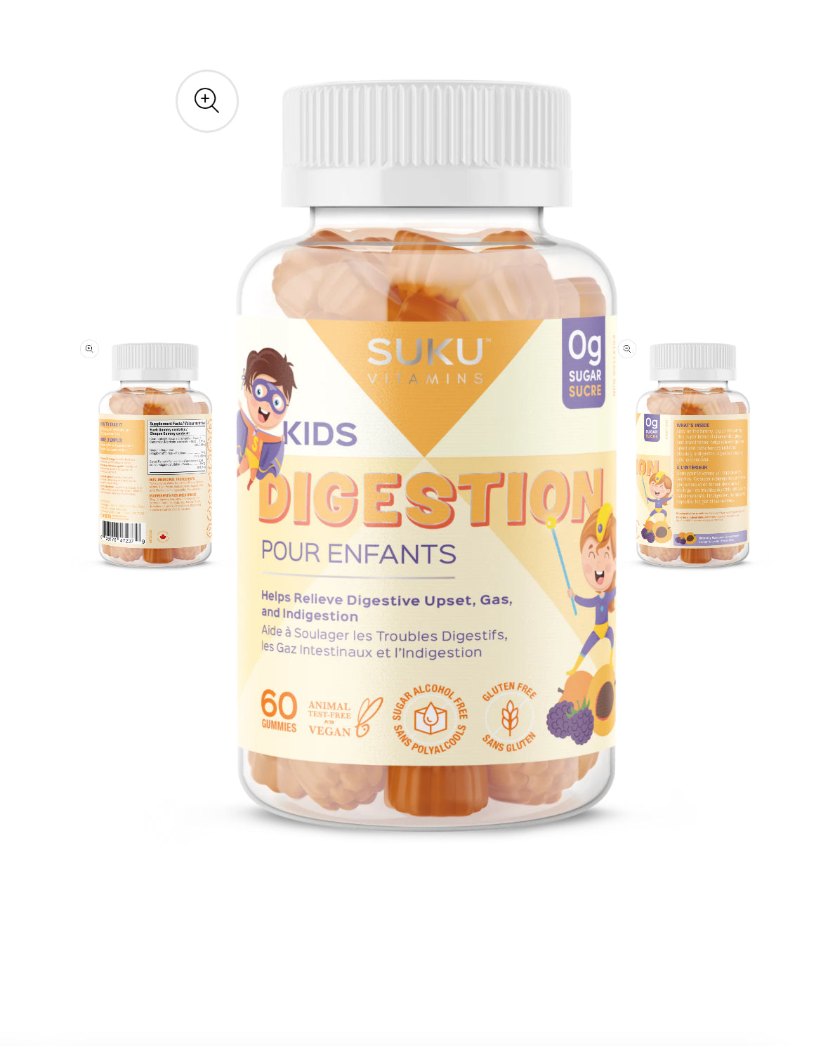 KIDS DIGESTION
Helps Relieve Digestive Upset, Gas, and Indigestion