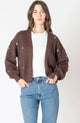 Embroidered Open Cardigan