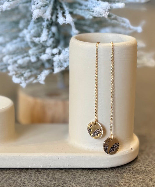 Wheat Thread Earring