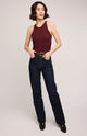 Ronan Ribbed Tank | Merlot