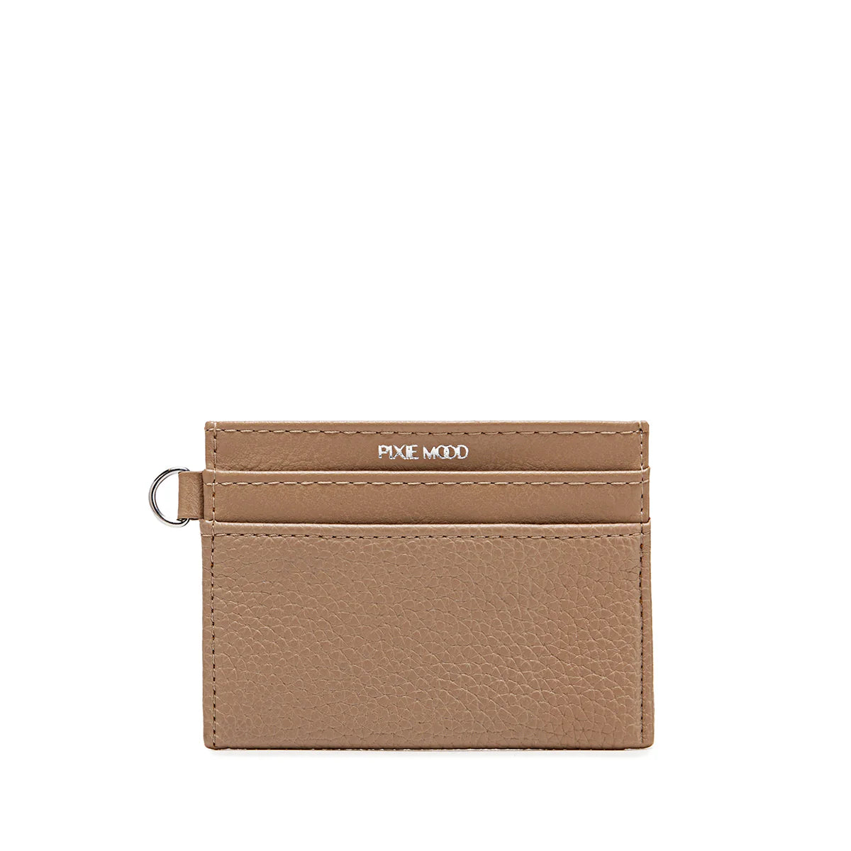 Alex Card Holder |Pebbled Latte