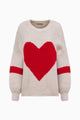 Heart Retro Knit Sweater