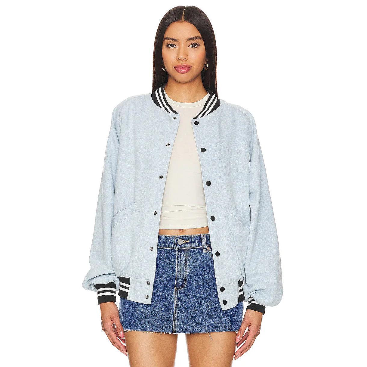 Coors Light Ghost - Stadium Denim Jacket - Chambray Blue